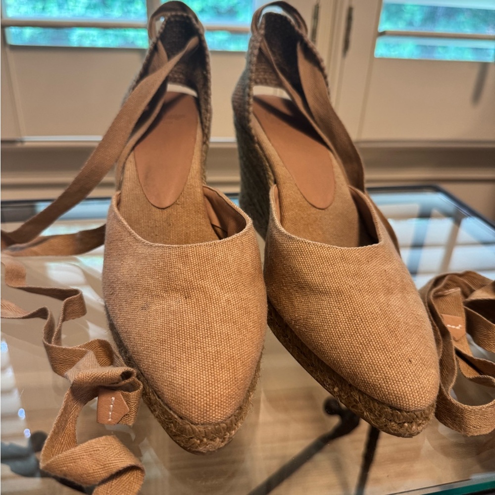 Castaner Tan Espadrilles Suede Shoes